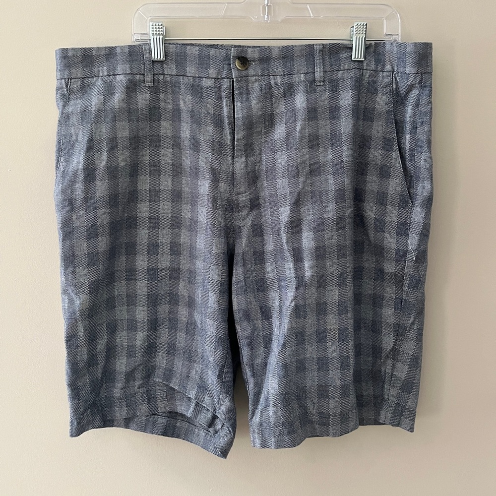 Grey checkered Ben Sherman shorts (38 waist)